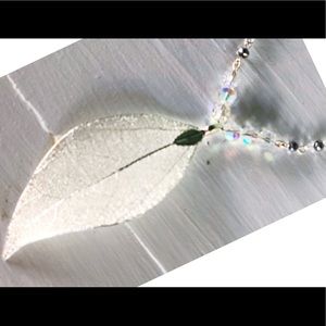 LAST ONE! Hand Crafted Silver Leaf Necklace